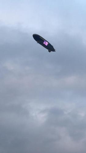 Blimp close to Game Time