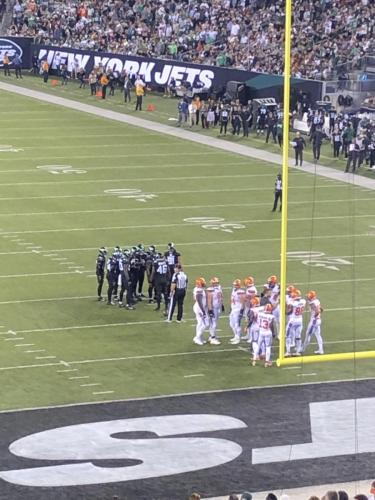 Brown's Offense Huddle