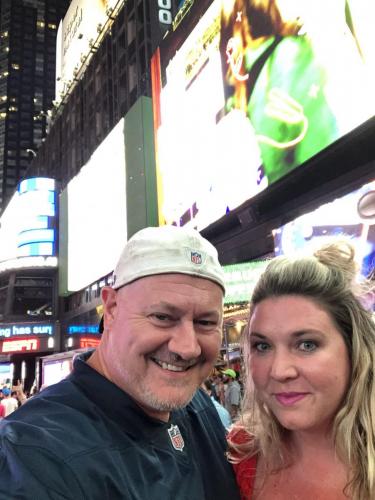 Katie & Todd in Times square 5