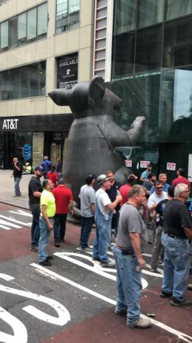 Striking Workers with RAT 2