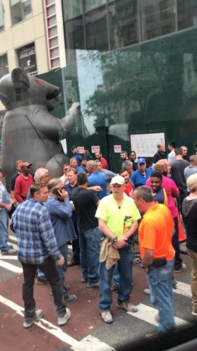 Striking Workers with RAT 3